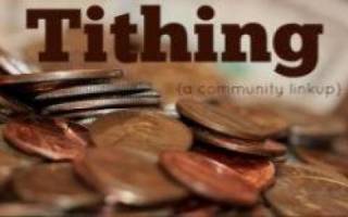 Tithing: It’s Personal